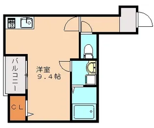 SunMark次郎丸Ⅱ【302号室】の間取り