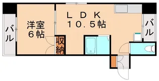 ライフ・モア高取【7階】の間取り