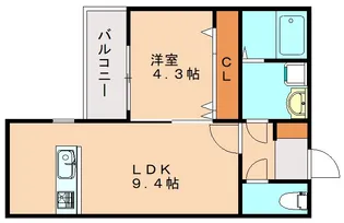 フォレスト横浜【301号室】の間取り