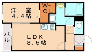 FLAGS姪浜【302号室】の間取り