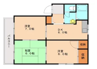 メルベーユ16 G【202号室】の間取り