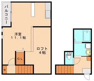 レジアス今宿【2階】の間取り