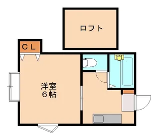 西区周船寺とこなみハイツB【201号室】の間取り
