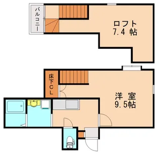 MACS 九大南 マドリガル【1階】の間取り
