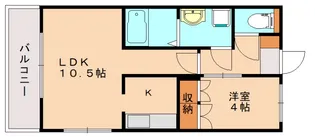 プライマリー糸島中央【201号室】の間取り