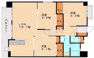マウレイア【3階】の間取り