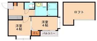 GOLDWING西新南【3階】の間取り