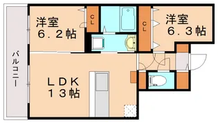 ステラ賀茂【3階】の間取り