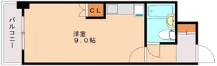 ロフティ西新【905号室】の間取り