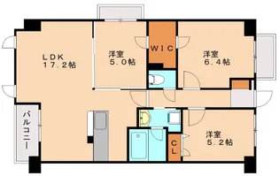 さくら【6階】の間取り