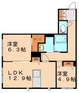クリサンセマム【1階】の間取り