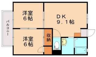 セフィラ樋口【2階】の間取り