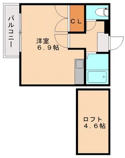 ポラリス下山門Ⅲ【2階】の間取り