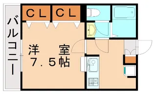 カーサ・クレイン下山門【2階】の間取り