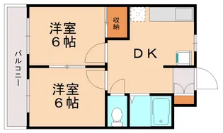 レジデンス原田【2階】の間取り