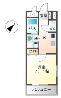 LaurelPalace元浜【301号室】の間取り