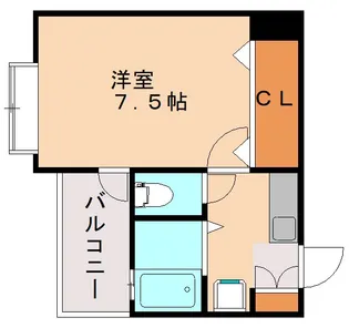Kステーションプラザ姪浜【11階】の間取り