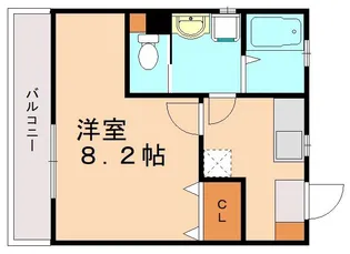 リブレア姪浜B棟【1階】の間取り