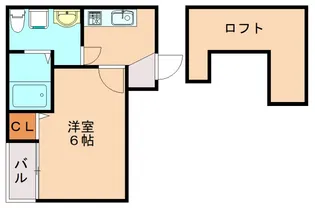 セントラルコート室見【1階】の間取り