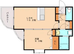 ベルリバージュ【502号室】の間取り