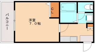ピュアドーム館姪浜C棟【1階】の間取り