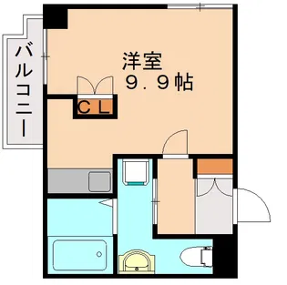 ベルメゾン姪浜【405号室】の間取り
