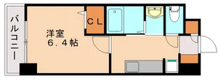 アスミール伊都【1006号室】の間取り