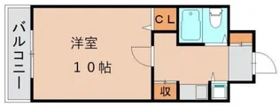 ふろうかん【406号室】の間取り