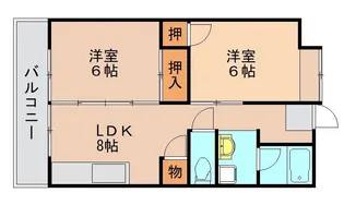 第二岡部ビル【706号室】の間取り