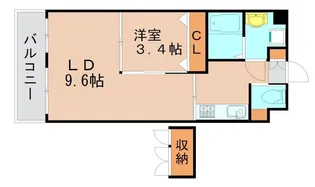 No.82 EMPRESS【8階】の間取り