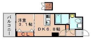 No.72 HARBOR EAST TOWER【4階】の間取り