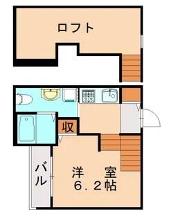 プランタン箱崎【1階】の間取り