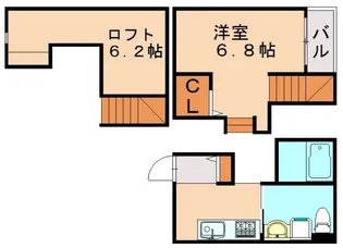 コンフォーティア【202号室】の間取り