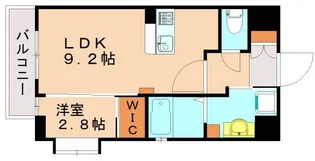 福岡県福岡市博多区住吉5丁目【マンション】の間取り