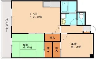 福岡県福岡市中央区平尾浄水町【マンション】の間取り
