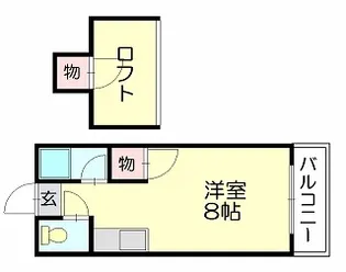 福岡県福岡市博多区金の隈1丁目【アパート】の間取り