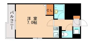 ライオンズマンション六本松第Ⅲ【1104号室】の間取り