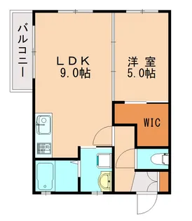 ビーフリーワン【201号室】の間取り