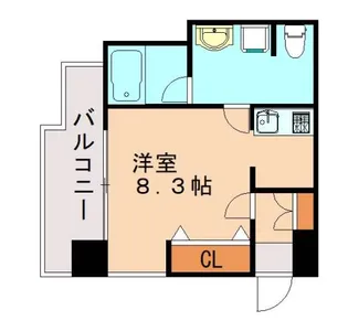 警固クレスタリア【1205号室】の間取り