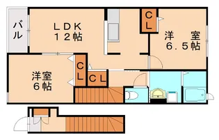 エアリーズA【202号室】の間取り