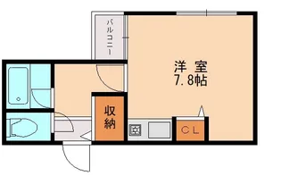 グランディ12【502号室】の間取り