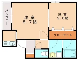 アプリーレ和白【101号室】の間取り