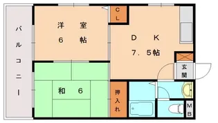 福岡県福岡市東区和白4丁目【マンション】の間取り