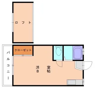 スペースクリエイト和白東【107号室】の間取り