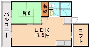 ウエスト三苫【2階】の間取り
