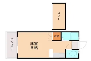 セーヌ香椎東【2階】の間取り