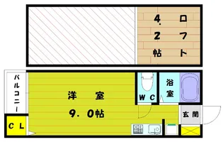 フォレスト和白【1階】の間取り