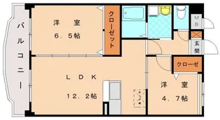 レフティヒルズ奈多【2階】の間取り