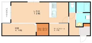 1SLDKの間取り画像