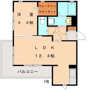 ライフガーデン上府北【307号室】の間取り